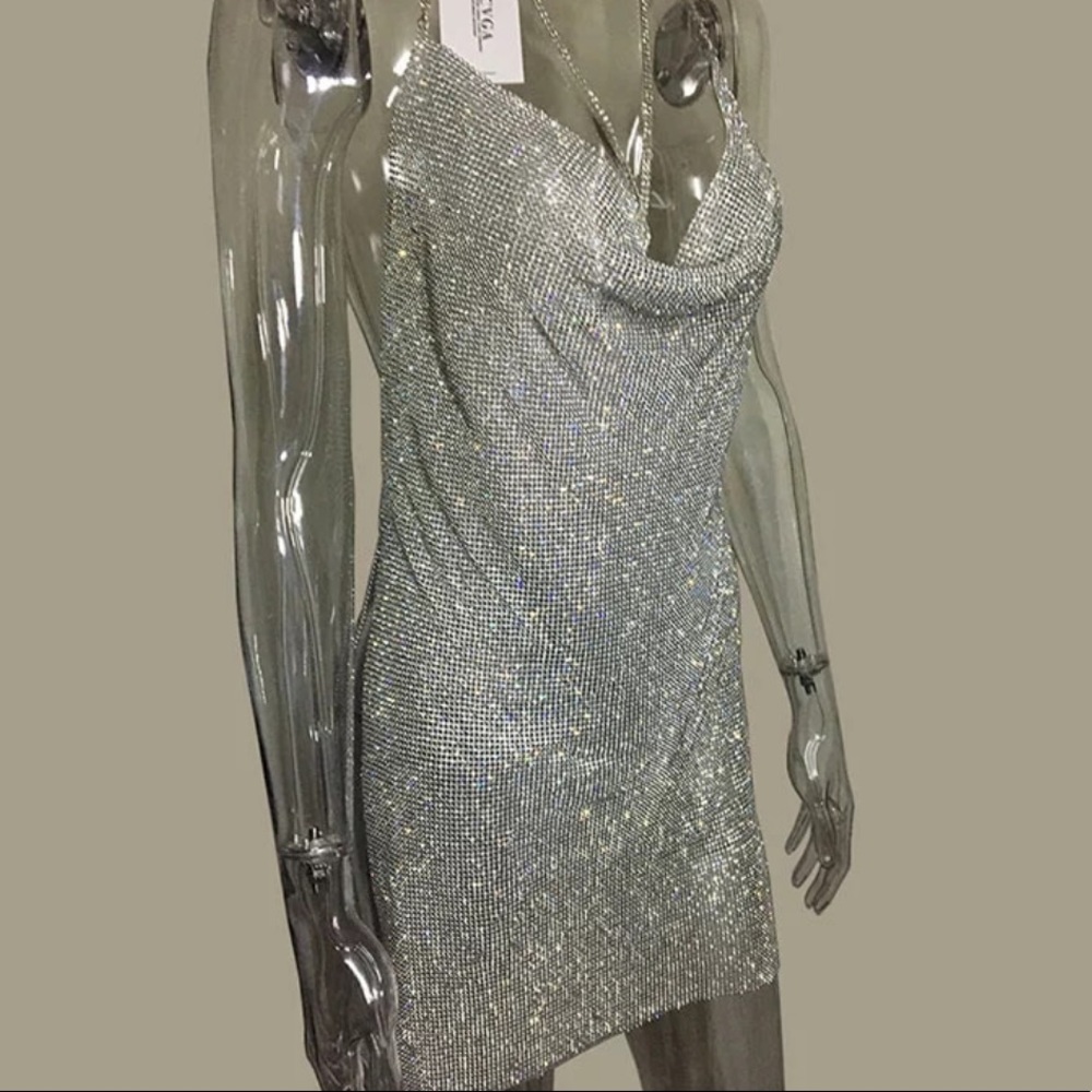 Diamanté mini dress - Picture 2 of 4
